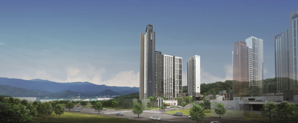 춘천 레이크시티 2차 아이파크 주경투시도[사진=리얼투데이]