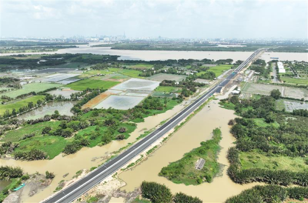 베트남 떤반~년짝 도로 건설 2공구 전경 [사진=동부건설]