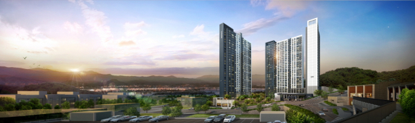 춘천 레이크시티 2차 아이파크 투시도 [사진=HDC현대산업개발]