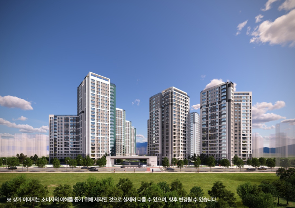 에코델타시티 푸르지오 트레파크 투시도[사진=대우건설]