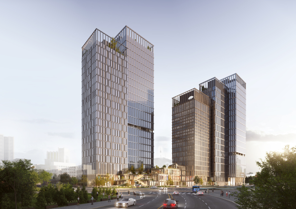 서울역 북부역세권 복합개발 조감도[사진=한화]