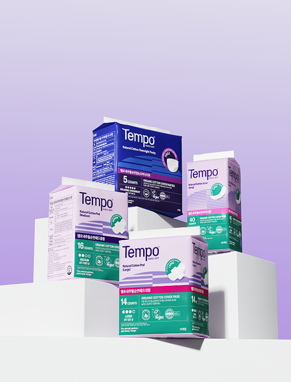 ▲동아제약 여성용품 브랜드 ‘템포’