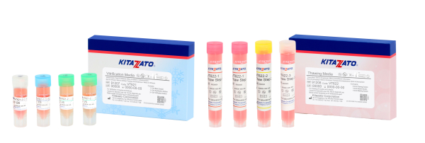 ▲LG화학이 국내 출시한 난자 및 배아 냉동(사진 좌측), 해동(우측) 키트