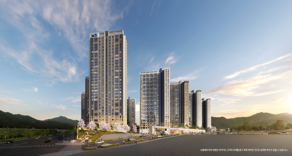 북오산자이 리버블시티 투시도 [사진 = GS건설]