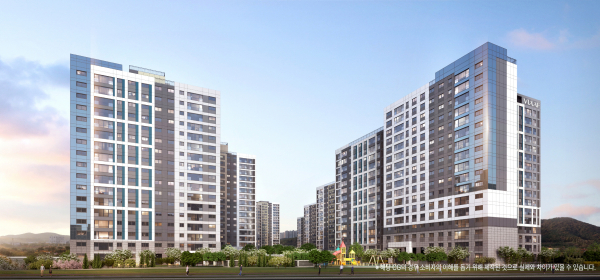 영종국제도시 신일 비아프 크레스트 남측 투시도 [사진 = 신일]