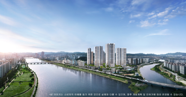 태화강 센트럴 아이파크 투시도 [사진=HDC현대산업개발]