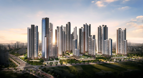 인천 금송구역 주택재개발 정비사업 예상 투시도 [사진=BS한양]