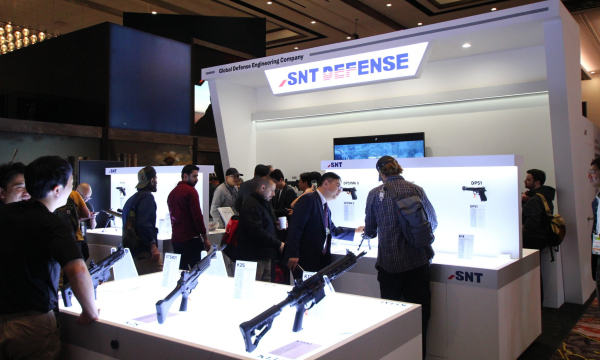 미국 Shot Show 2026 전시회 부스 운영 모습 [사진=]