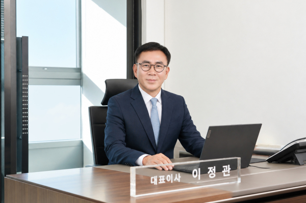 이정관 산하에코종합건설 대표이사. [사진=산하에코종합건설]