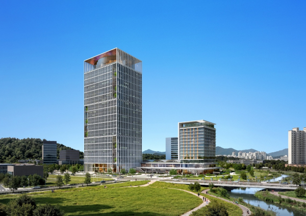 전북국제금융타운 투시도. [사진=희림종합건축사무소]