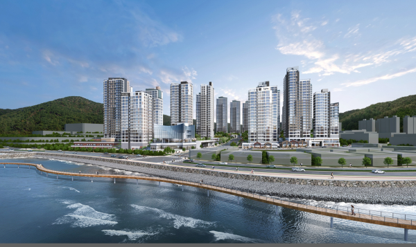 여수 소제 중흥S-클래스 우미린 투시도. [사진=중흥토건]